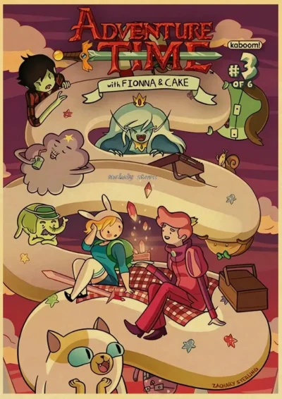 Adventure Time with Fionna & Cake #3 of 6 Poster