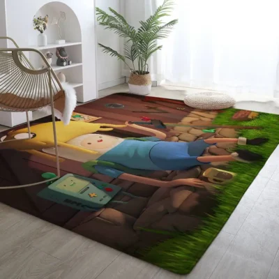 Jake, Finn & BMO Adventure Time Fleece Rug