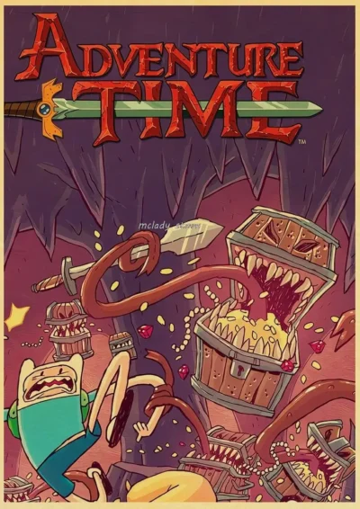 Treasure Adventure Time Poster