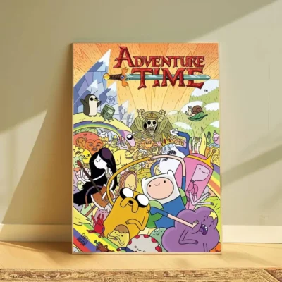 All Characters Adventure Cartoon Time Wall Art