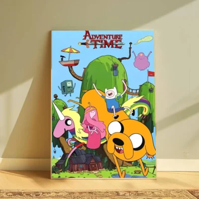 Happy Adventure Cartoon Time Wall Art
