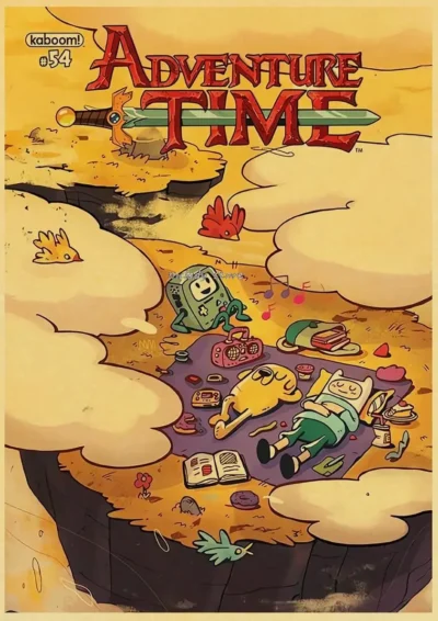 Sleep & Chill Adventure Time Poster