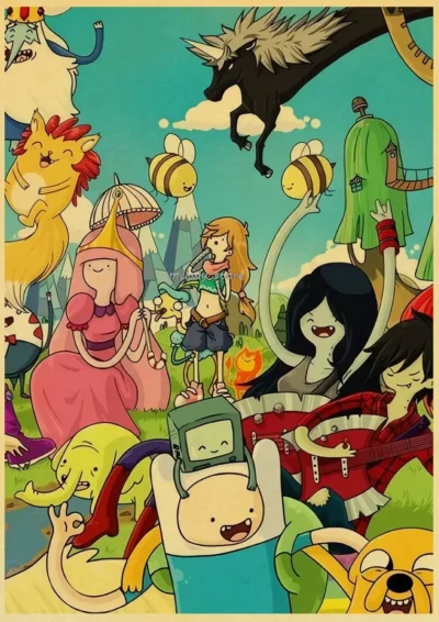 Smile Adventure Time Poster