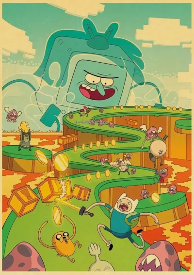 Play Game Adventure Time Poster