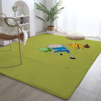Green Adventure Time Fleece Rug