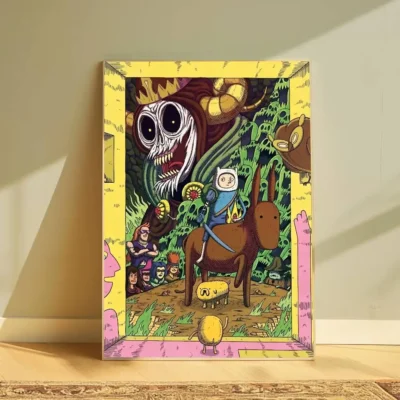 Ghost  Adventure Cartoon Time Wall Art