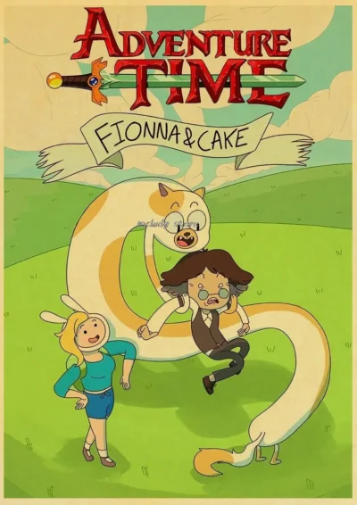 Play in the Garden Adventure Time Poster