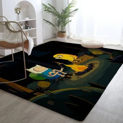 Warm Adventure Time Fleece Rug