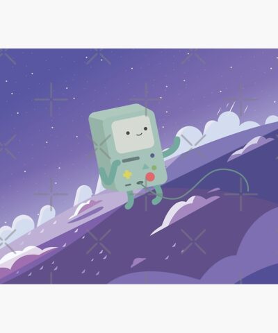 Alternative view of Floating Bmo Adventure Time Tapestry