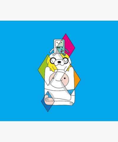 Alternative view of Finn Jake Bmo Classic Design Adventure Time Tapestry