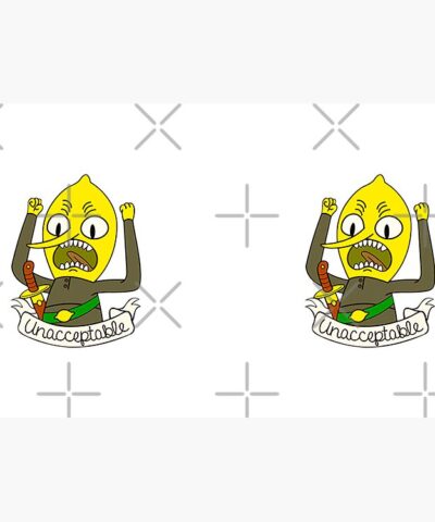 Alternative view of Unacceptable Cartoon Lemon Character Mug