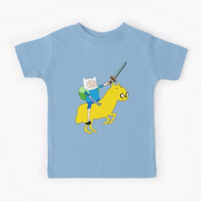 Adventure Time Finn And Jake The Knight And The Horse Kids T Shirt