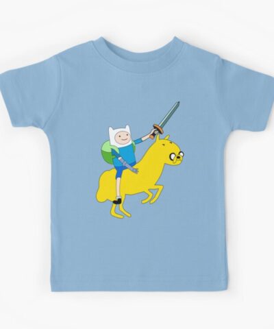 Adventure Time Finn And Jake The Knight And The Horse Kids T Shirt