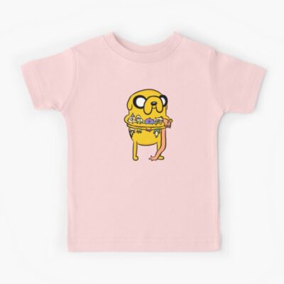 Jake With His Kids Adventure Time Kids T Shirt