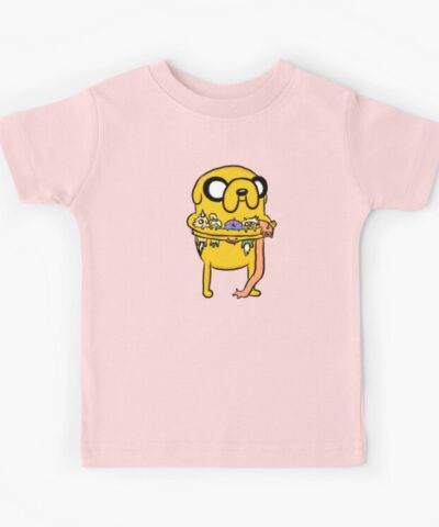 Jake With His Kids Adventure Time Kids T Shirt