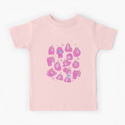 Princess Bubblegum Hair Pattern 1 Adventure Time Kids T Shirt
