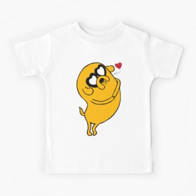 Adventure Time Jake The Dog In Love Color Kids T Shirt
