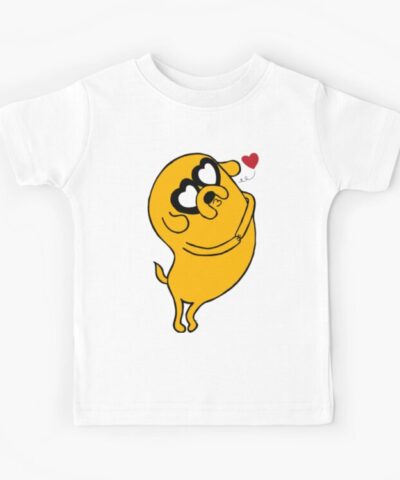 Adventure Time Jake The Dog In Love Color Kids T Shirt