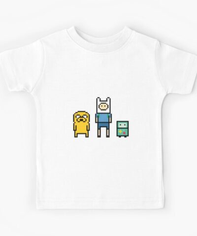 Adventure Time Pixels Kids T Shirt