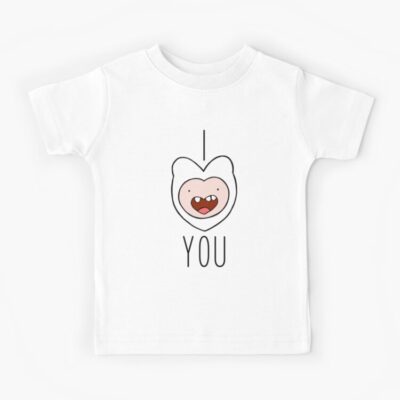 Adventure Time I Love You Finn Kids T Shirt