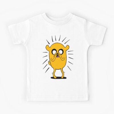 Adventure Time Jake The Dog In Shock Color Kids T Shirt