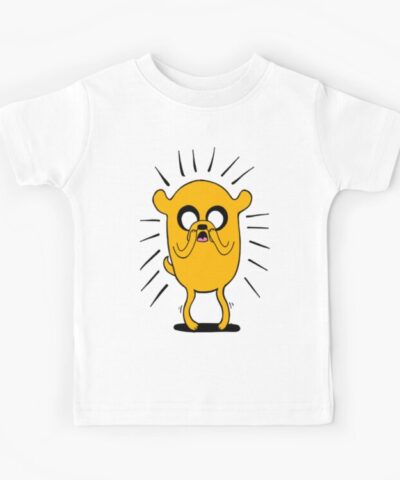 Adventure Time Jake The Dog In Shock Color Kids T Shirt