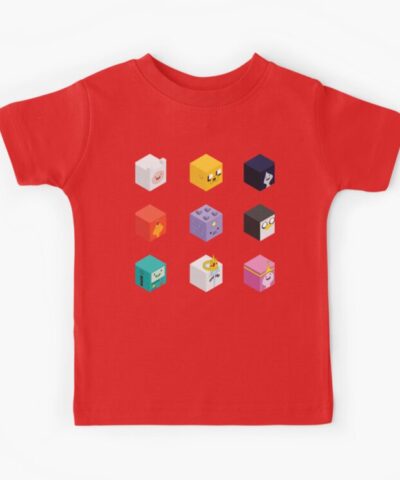 Alternative view of Cube Adventure Time By Akela Kids T Shirt