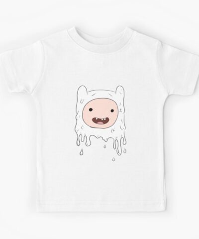 Alternative view of Adventure Time Finn Melting Kids T Shirt
