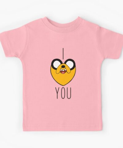 Alternative view of Adventure Time I Love You Jake Kids T Shirt