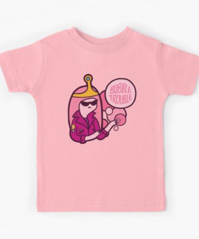 Alternative view of Bubble Trouble Princess Bubblegum Kids T Shirt