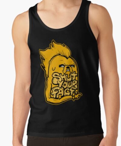 Alternative view of Rockstar Jake From Adventure Time Shut Your Face Tank Top