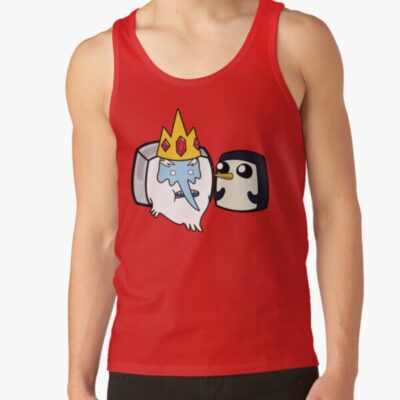Ice King And Gunter Adventure Time Boxheadz Tank Top