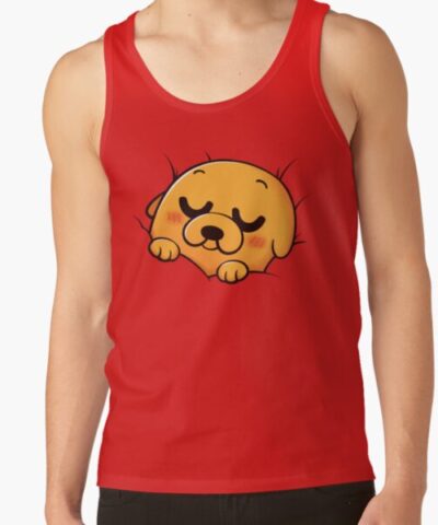 Alternative view of Sleeping Jake Adventure Time Tank Top