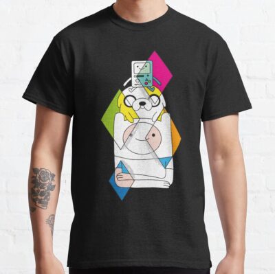 Finn Jake Bmo Classic Design Adventure Time T-Shirt