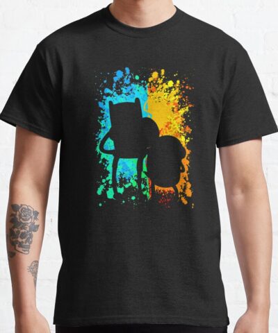 Adventure Time Finn And Jake Paint Splatter Shirt T-Shirt