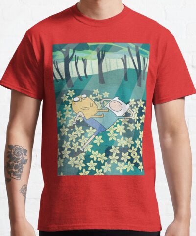 Alternative view of Field Of Flowers Adventure Time T-Shirt