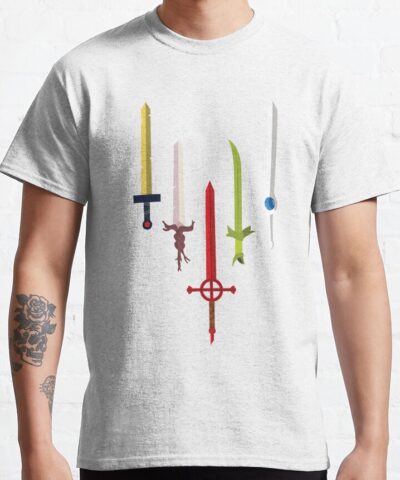 Alternative view of Power Of The Swords Adventure Time T-Shirt