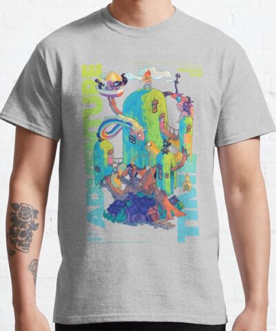 Alternative view of Adventure Time Fand Home White T-Shirt