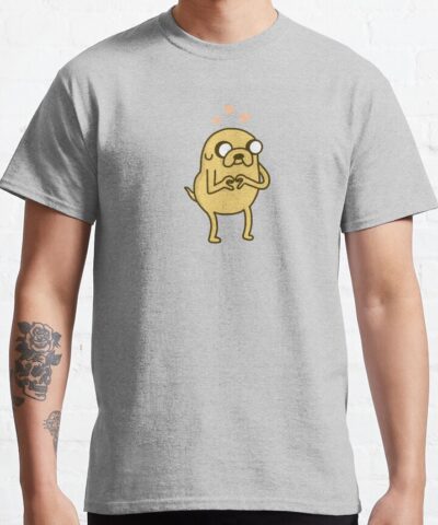 Alternative view of Adventure Time Jake The Dog Hearts T-Shirt