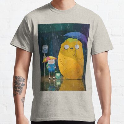 Adventure Time Tororo Jake Totoro Finn Bmo Animation T-Shirt