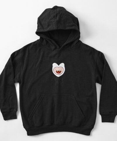 Alternative view of Adventure Time I Love You Finn Kids Hoodie