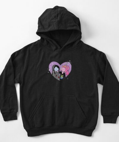 Alternative view of Adventure Time Marceline And Bubblegum Classic Kids Hoodie
