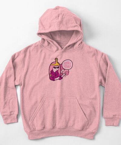 Alternative view of Bubble Trouble Princess Bubblegum Kids Hoodie