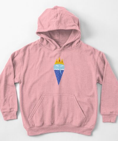 Alternative view of I Scream For Ice King Kids Hoodie