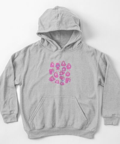 Alternative view of Princess Bubblegum Hair Pattern 1 Adventure Time Kids Hoodie