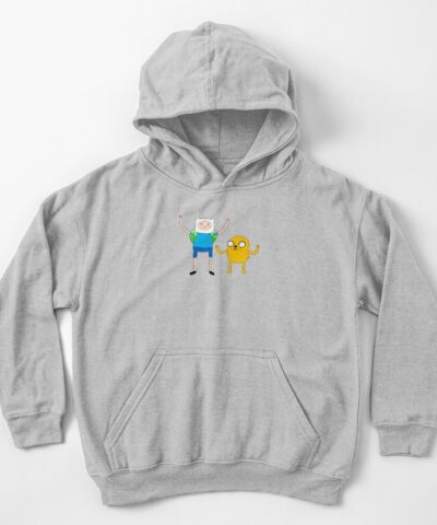 Alternative view of Adventure Time Finn And Jake Kids Hoodie