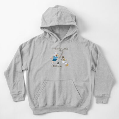 A Fionna And Cake Story By Ice King Kids Hoodie