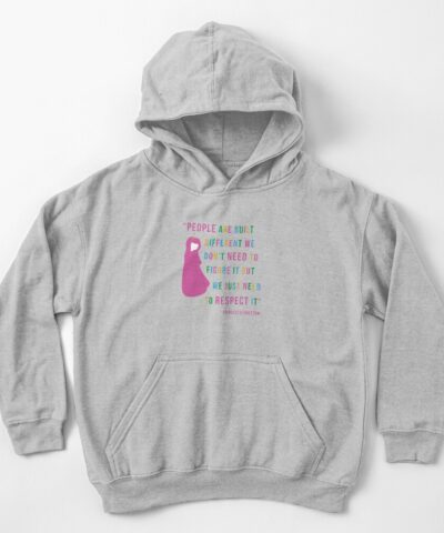 Princess Bubblegum Respect Quote Kids Hoodie