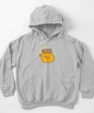 Adventure Time Jake And Flowers Kids Hoodie