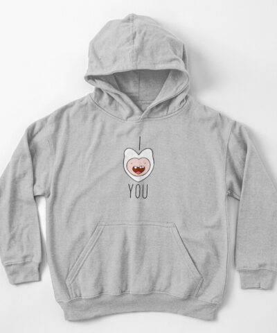 Adventure Time I Love You Finn Kids Hoodie